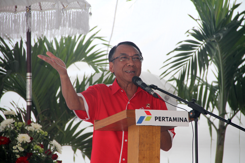 Menteri ESDM Luncurkan Tiga SPBLGV di Bali